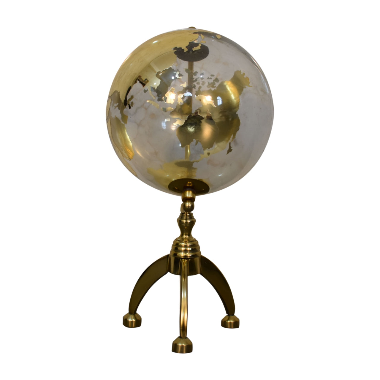 Artisan White Globe with Gold Frame