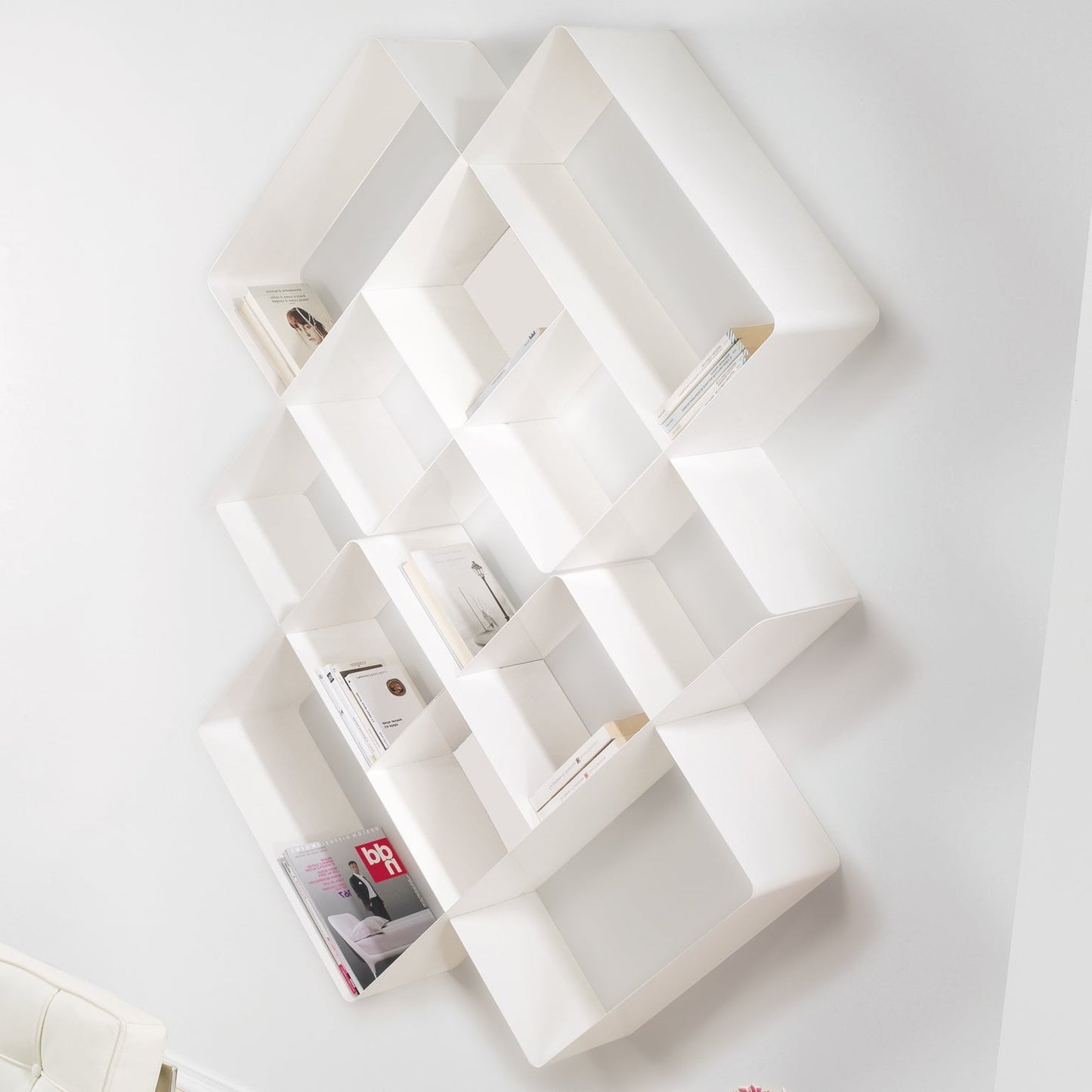 Mondrian Bookcase Composition 03 by Pezzani