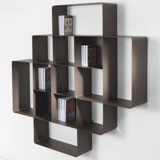 Mondrian Bookcase Composition 02 by Pezzani