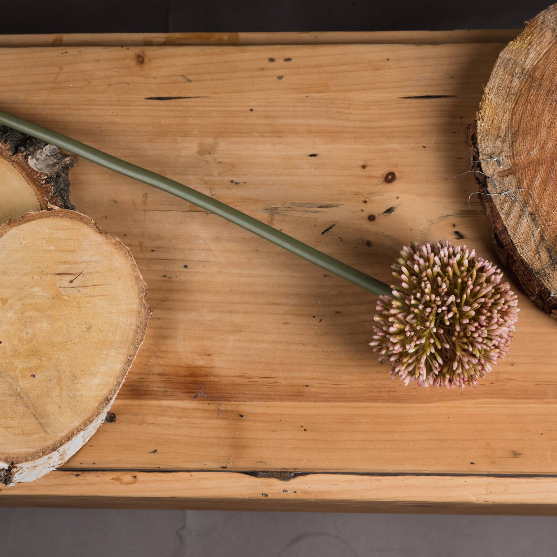 Pink Allium Artificial Flowers