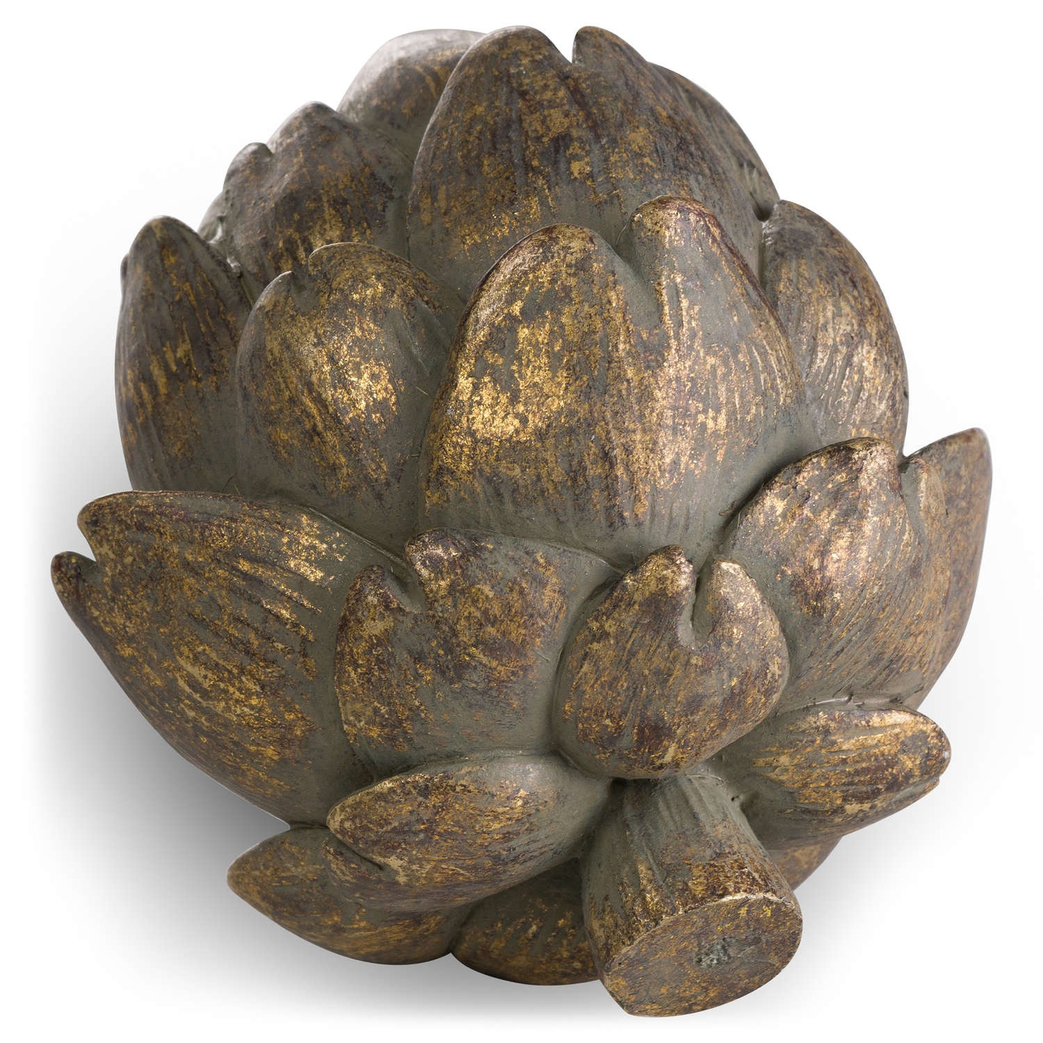 Antique Bronze Large Artichoke Flowers