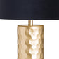Jem honey comb gold table lamp