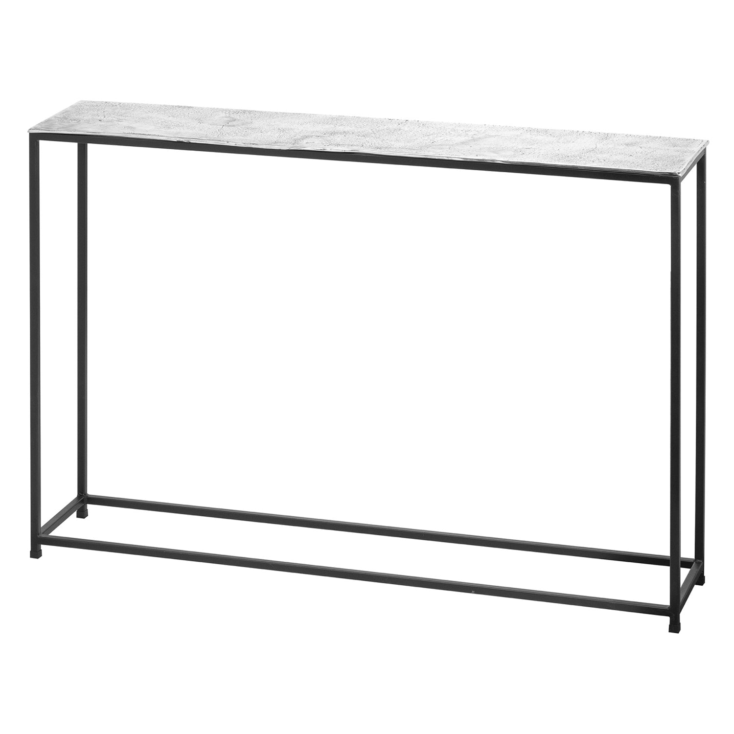 Farrah Collection Silver Console Table