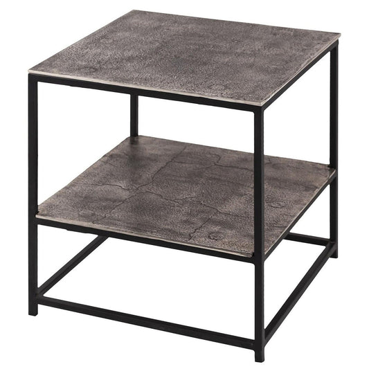 Farrah collection silver side table