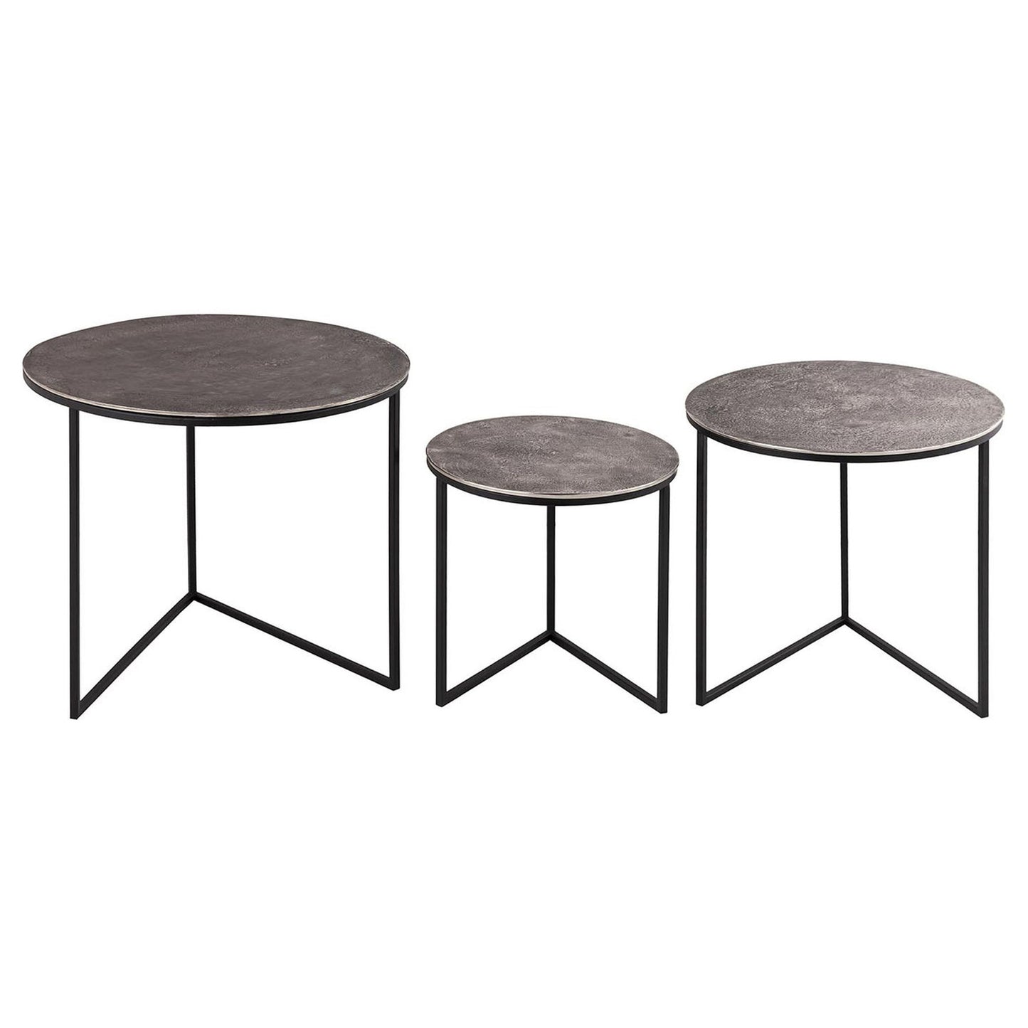 Farrah collection set of three round tables