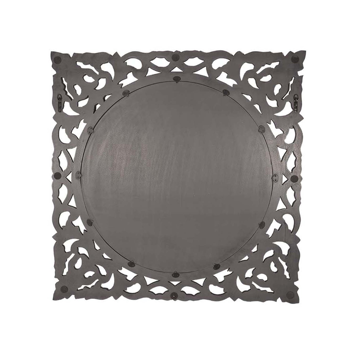 Hand carved louis metallic large wall mirror