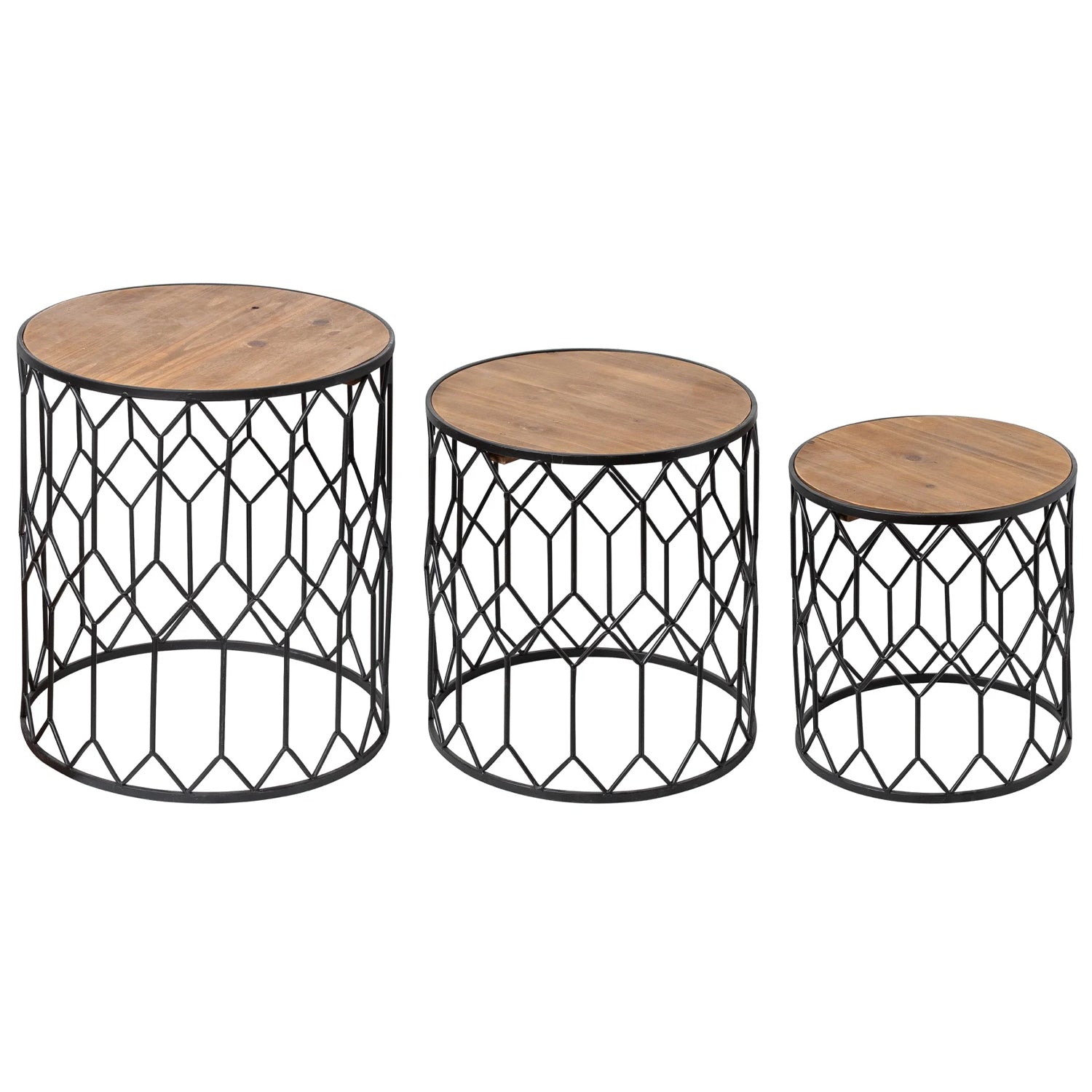 Honeycomb Side Table by Hill Interiors