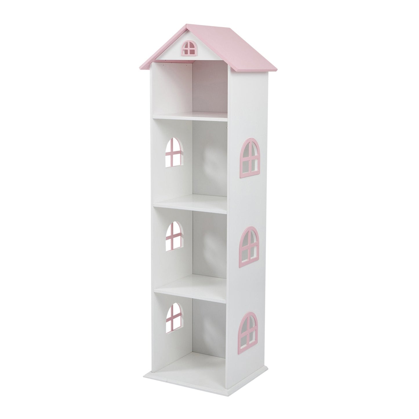 Tall White Dolls House Bookcase by Liberty House Toys
