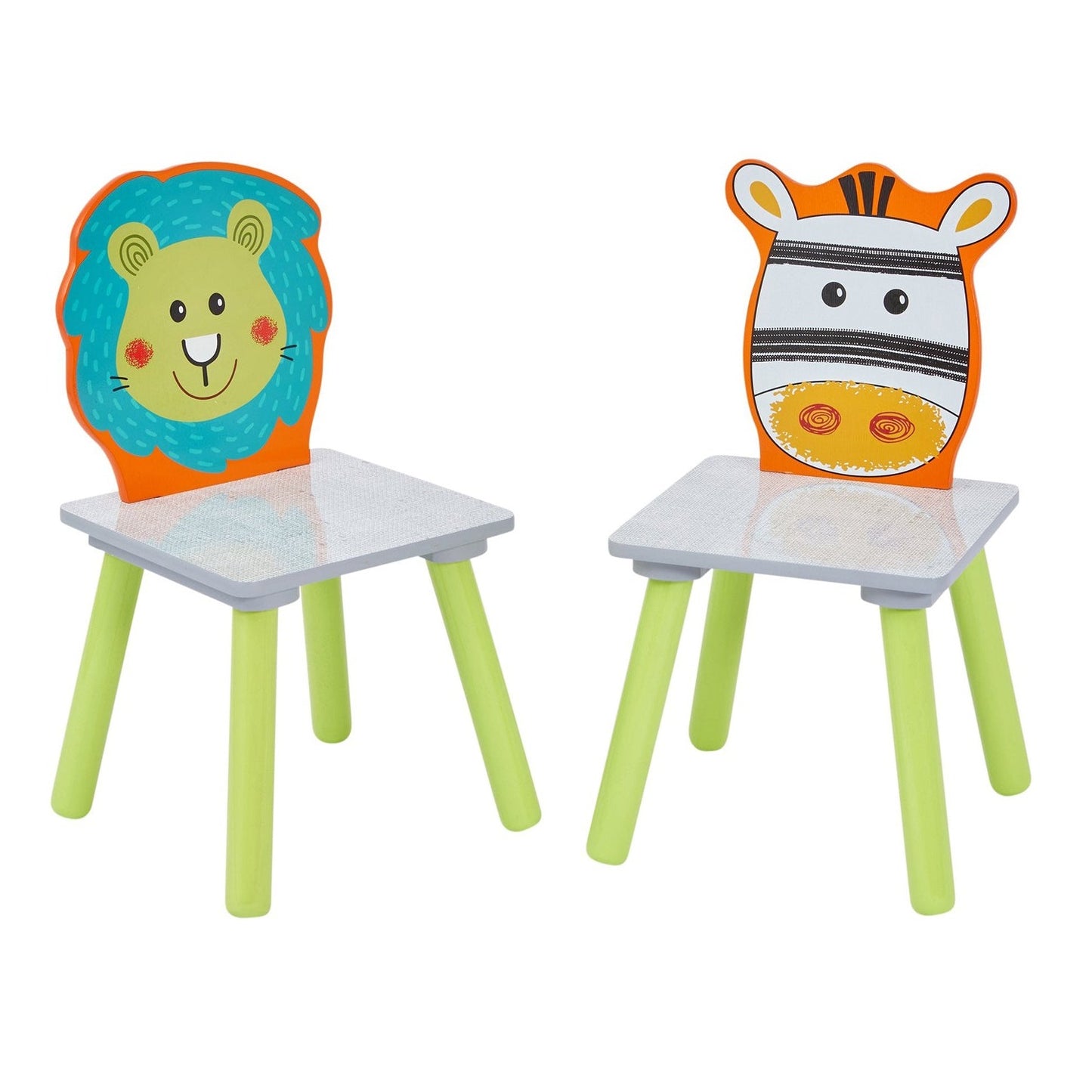 Lion and Zebra Table and Chairs by Liberty House Toys
