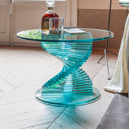 Ariel Glass Coffee Table by Tonin Casa