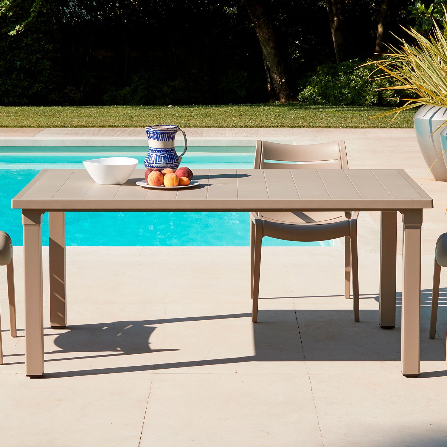 Ercole 170cm x 100cm Technopolymer Rectangular Dining Table by Scab Design