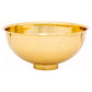 Gold plated mirror polished bowl by Native