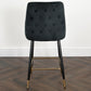 2 Set chesterfield black kitchen bar stool by Native