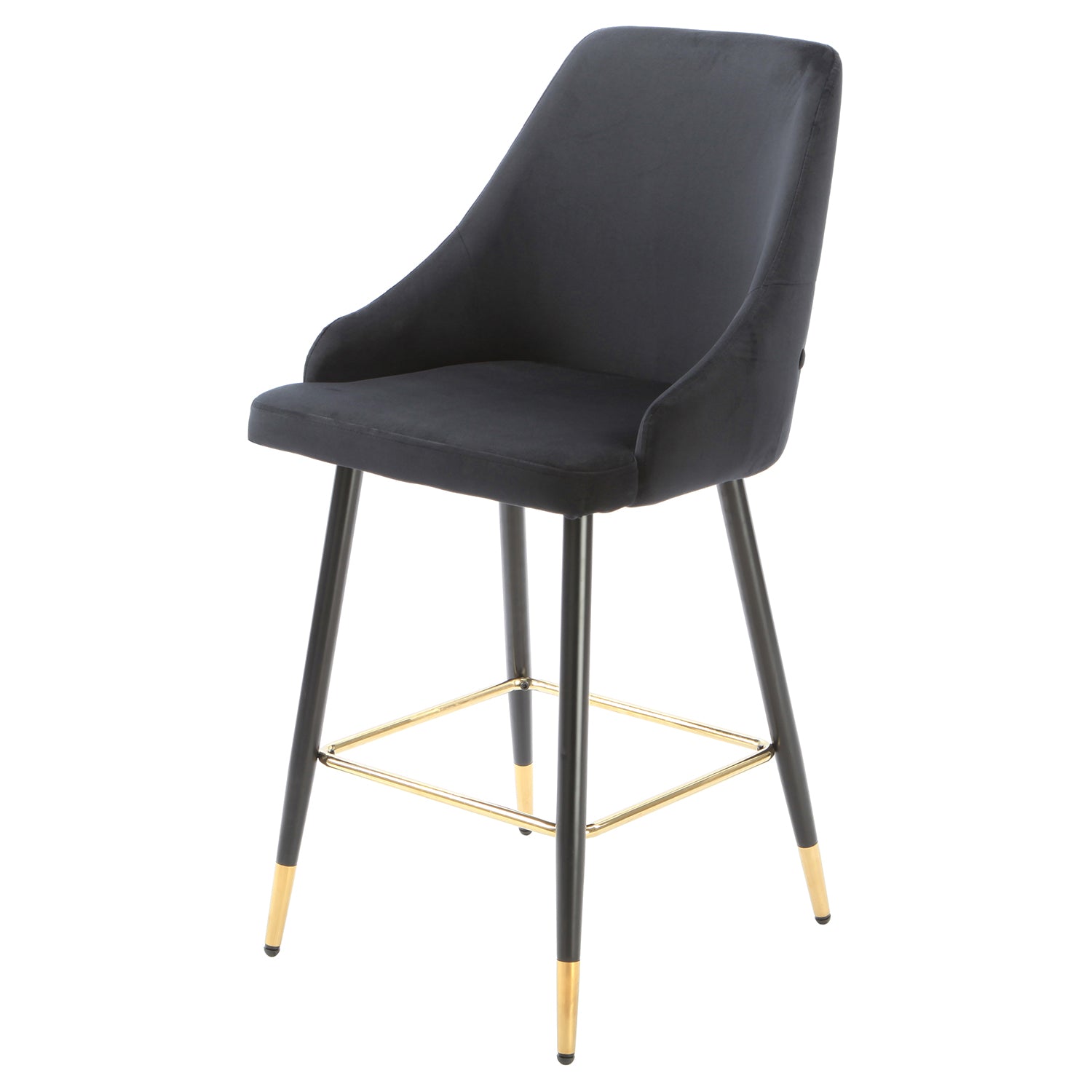 2 Set chesterfield black kitchen bar stool by Native