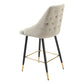 2 Set chesterfield grey kitchen bar stool by Native