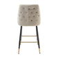 2 Set chesterfield grey kitchen bar stool by Native