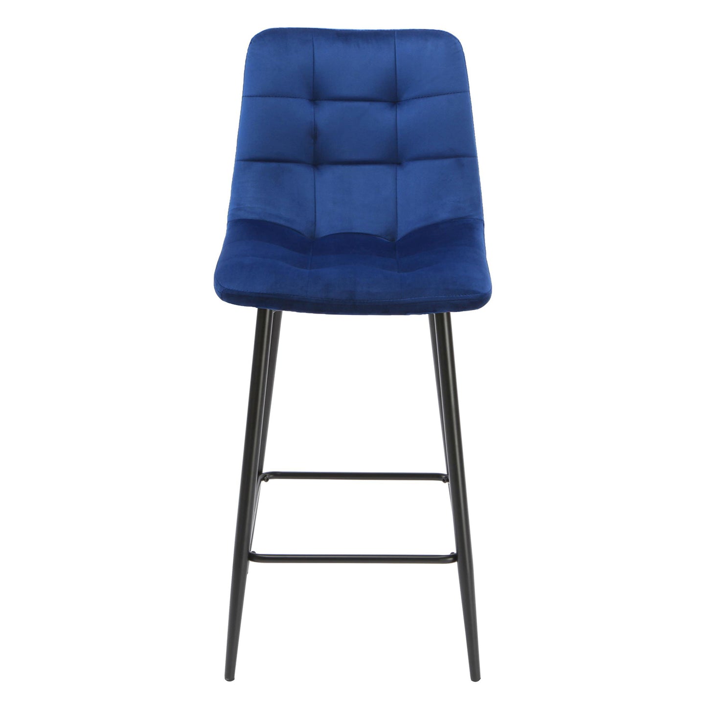 2 Set squared navy blue kitchen bar stool by Native