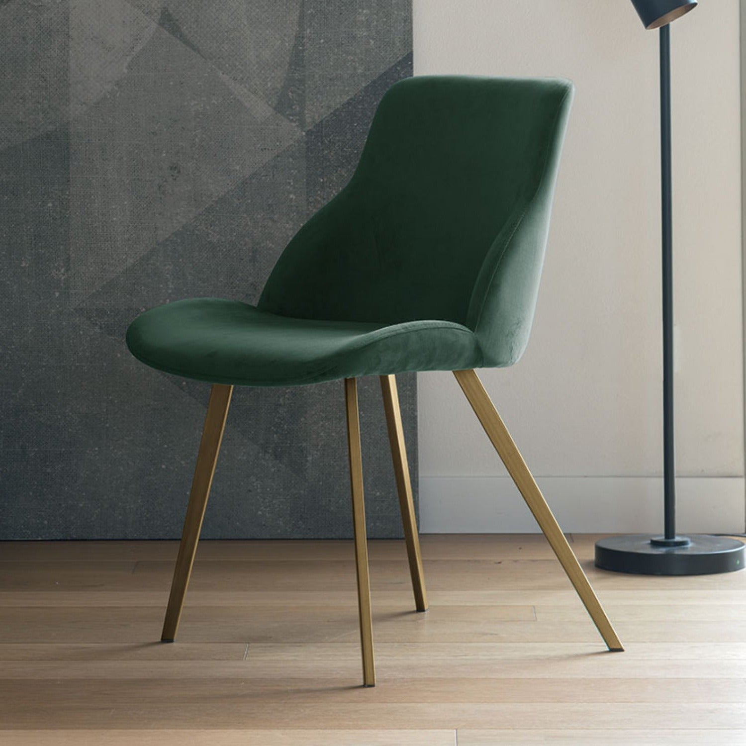 Green velvet on sale chair target