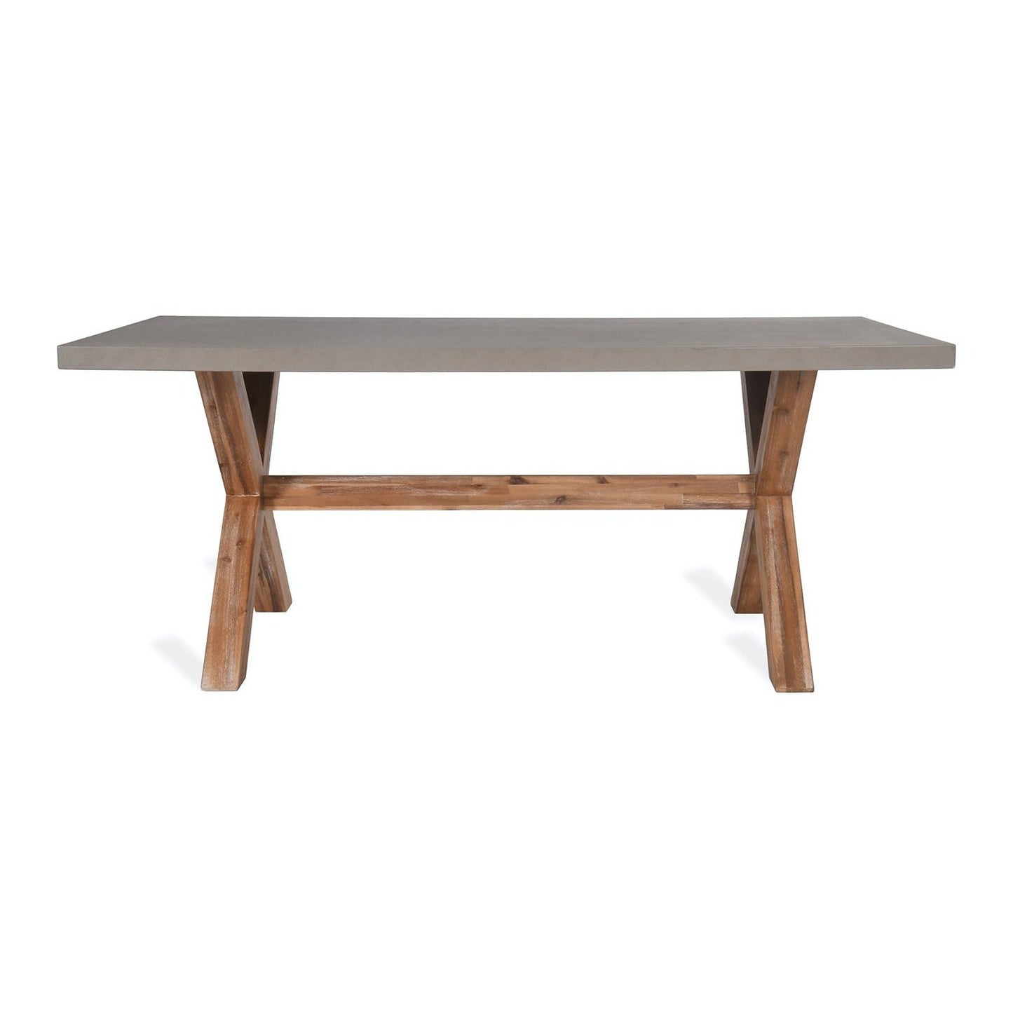 Burford Outdoor Table Small Natural Polystone by Garden Trading