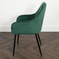 2 Set chesterfield green dining chair by Native