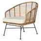 Pair of Hampstead Outdoor Armchairs PE Bamboo by Garden Trading
