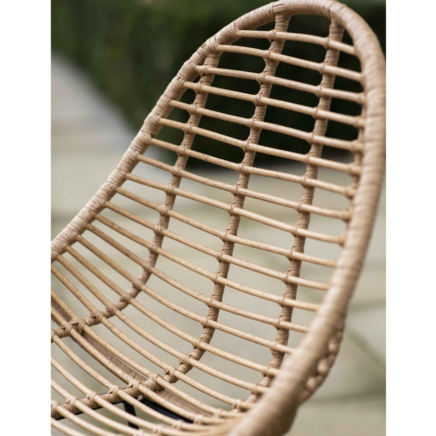 Wicker 2024 scoop chair