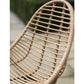 Pair of Hampstead Outdoor Scoop Chairs PE Bamboo by Garden Trading