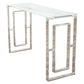 Marble glass milano console table by Native