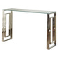 Milano silver plated console table by Native