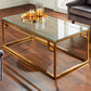 Cesar gold plated coffee table by Native