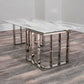 Marble glass manhattan coffee table by Native