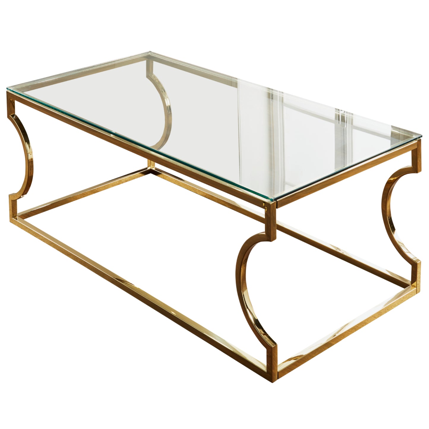 Rome gold coffee table by Native