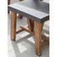 Chilson Outdoor Table and Bench Set Large Cement Fibre by Garden Trading