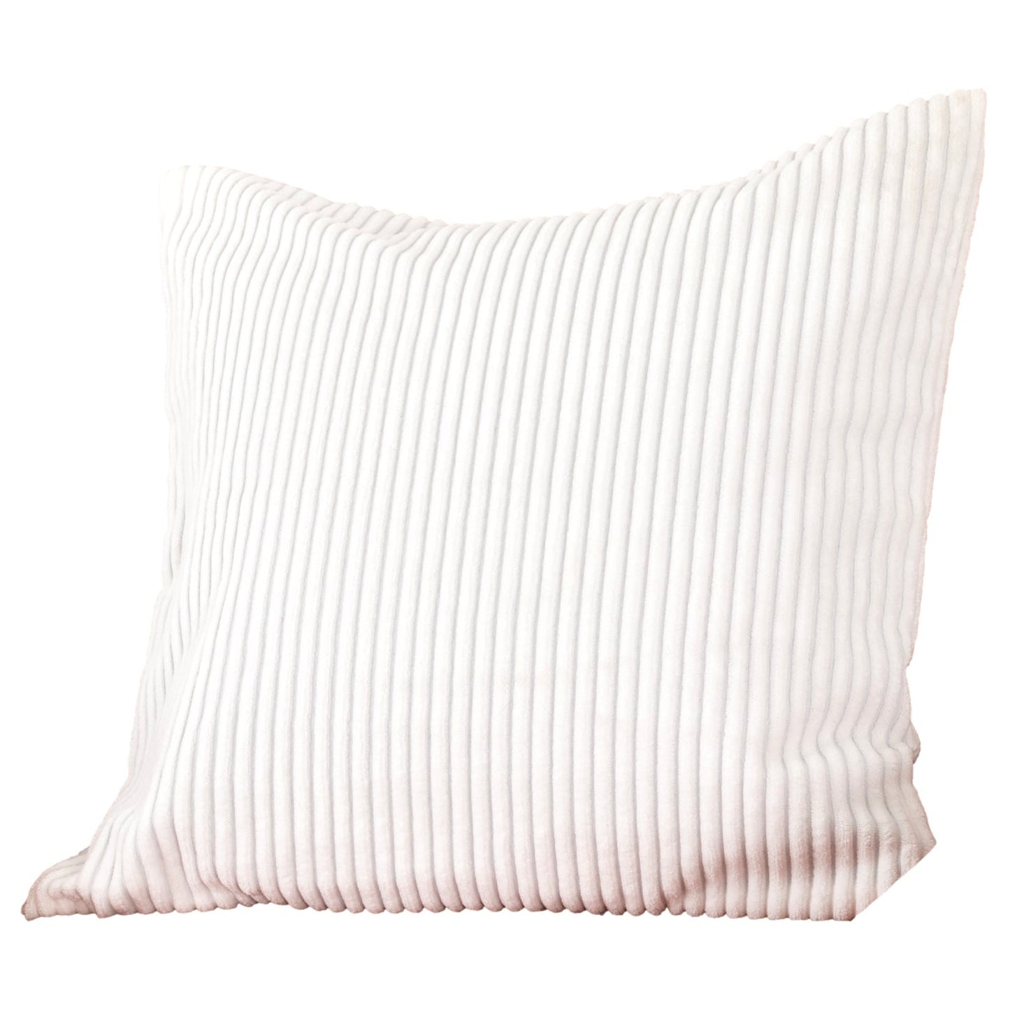 White corduroy cushion cover by Native