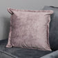 Pink crushed velvet cushion cover by Native