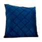 Diamond Blue Velvet Feather Filled Cushion