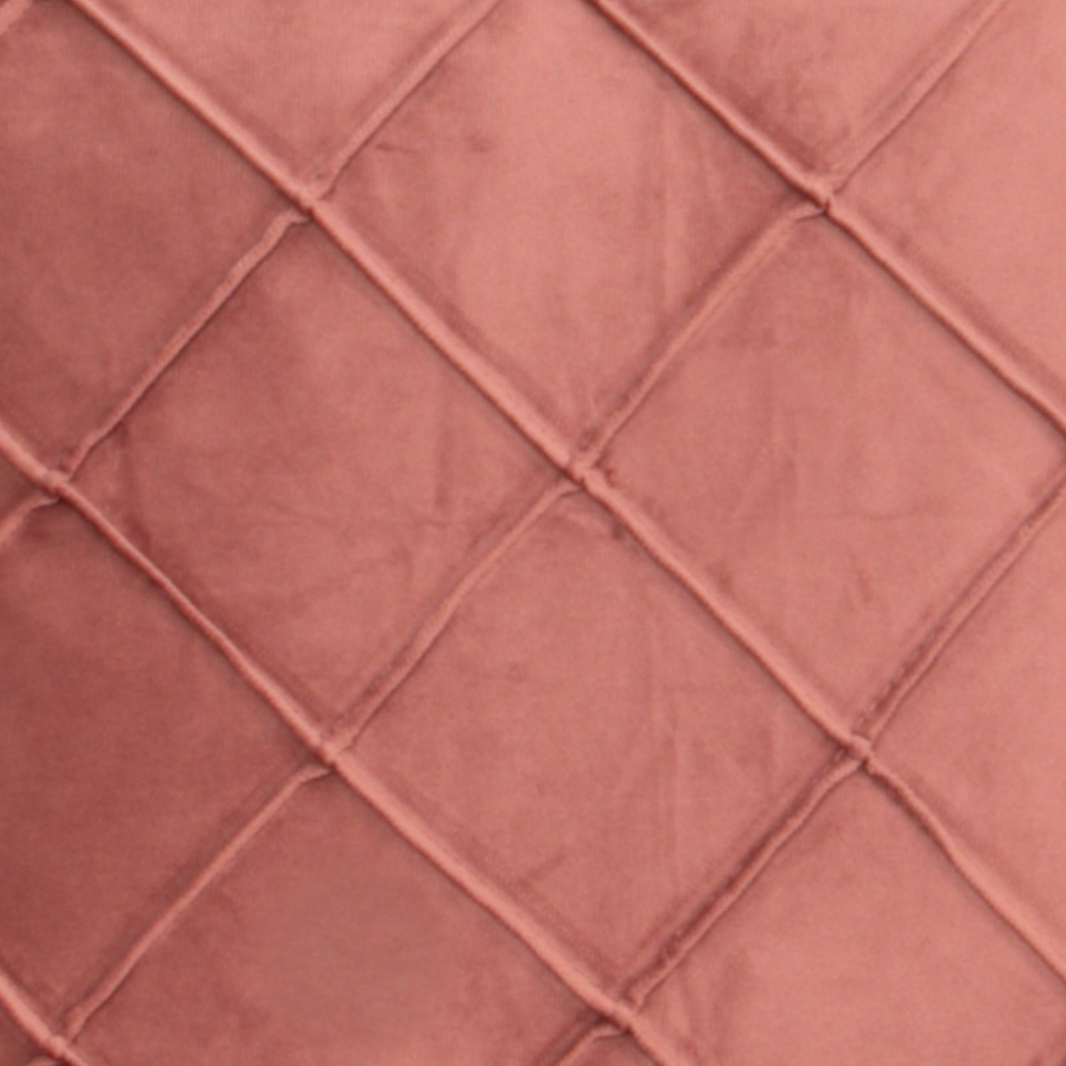 Diamond rose velvet cushion cover by Native