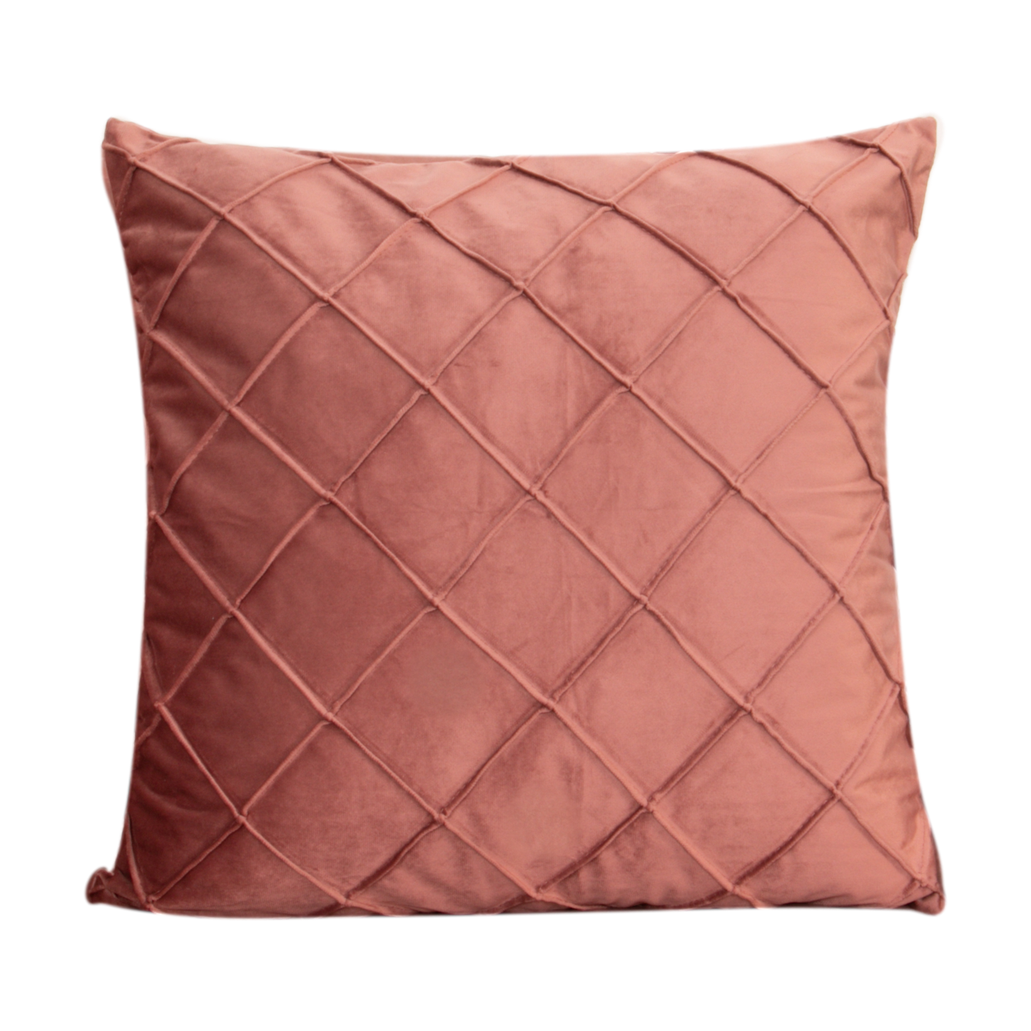 Diamond Rose Velvet Feather Filled Cushion