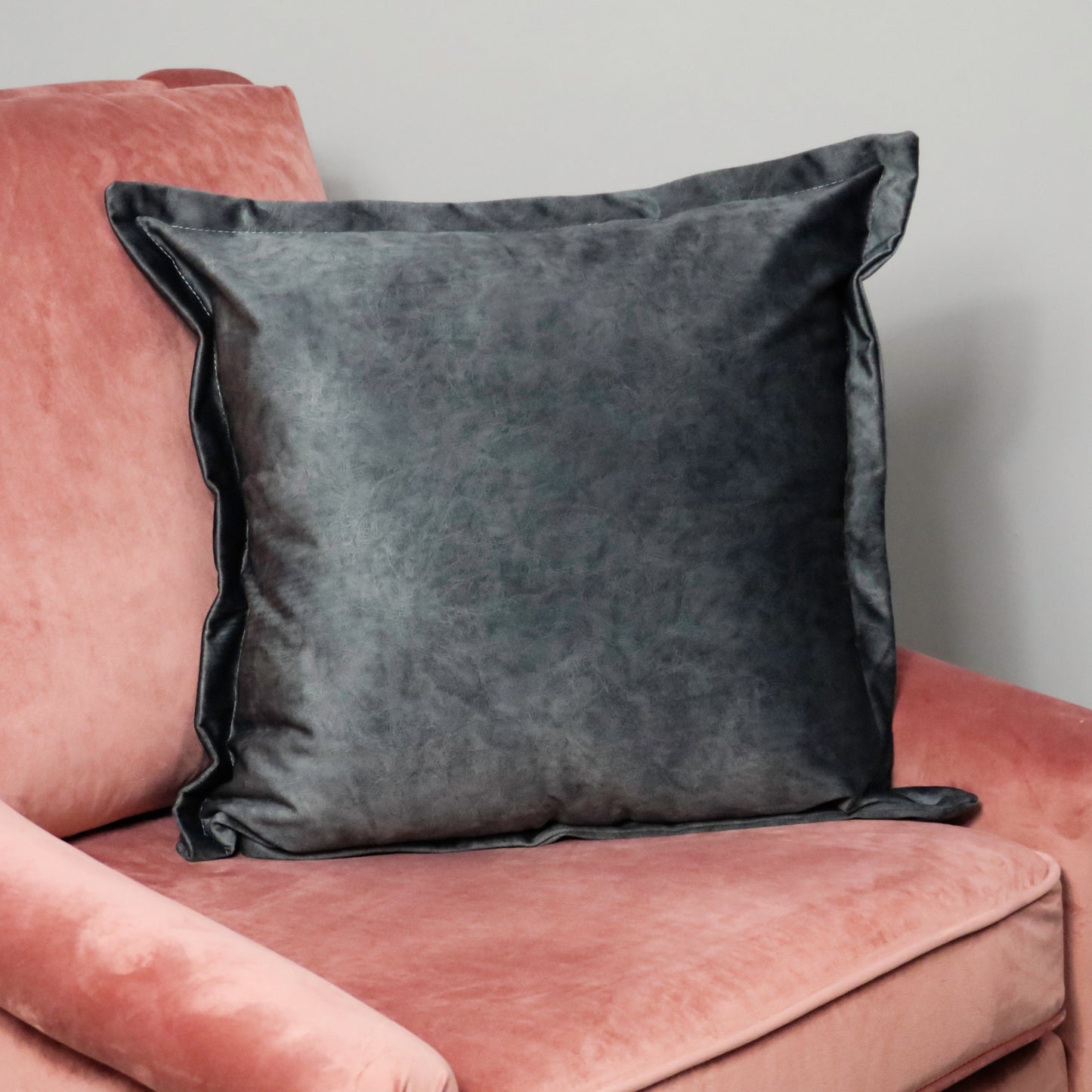 Luxury Grey Velvet Soft Cushion Cover