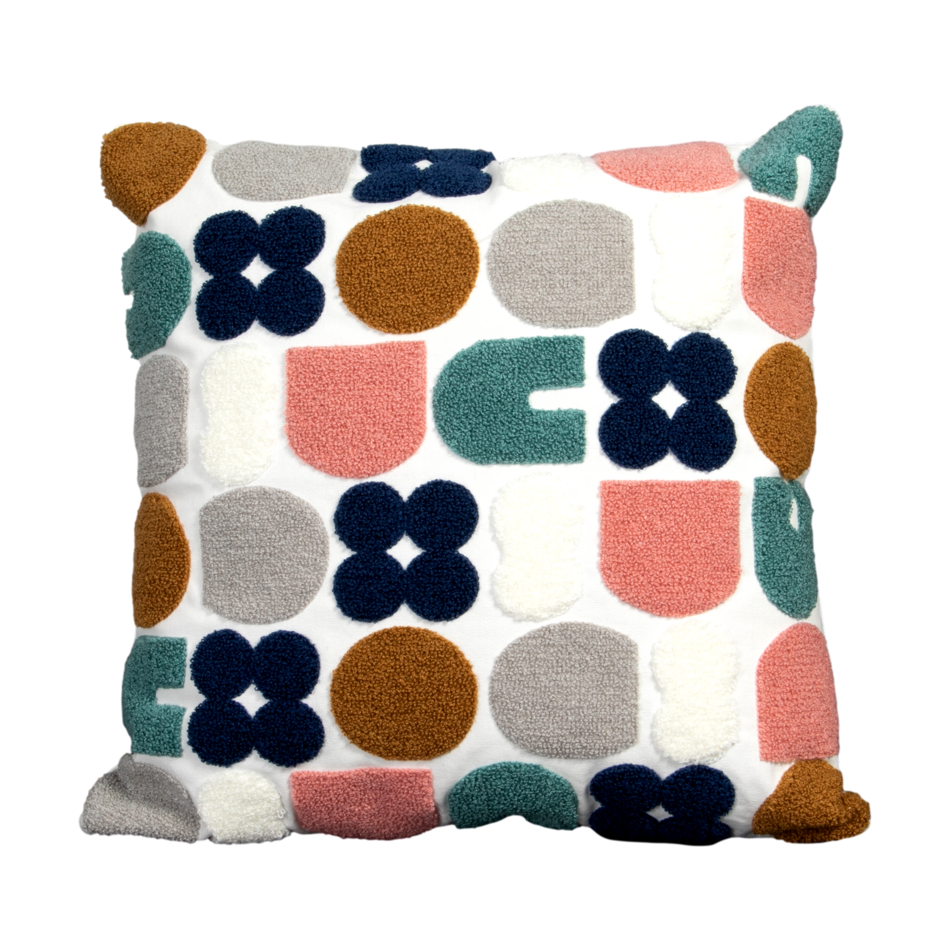 Abstract Shapes Vibrant Cushion Cover