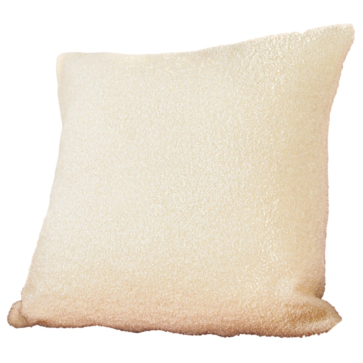 White teddy cushion cover by Native