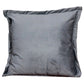 Snakeskin textured grey velvet cushion cover by Native