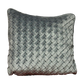 Woven Grey Velvet Soft Cushion Cover
