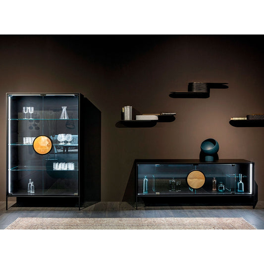 Dot Glass Display Sideboard and Cabinet by Tonin Casa
