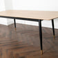 Light Oak Cambridge Extendable Dining Table with 4 Chairs