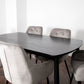 Dark Ash Oxford Dining Table with 4 Chairs