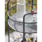Round Drinks Outdoor Trolley Carbon by Garden Trading