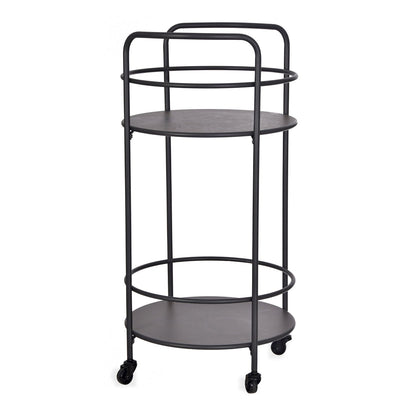 Round Drinks Outdoor Trolley Carbon by Garden Trading