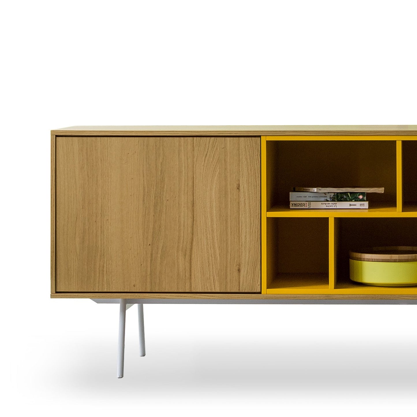Contemporary long sideboard Wooden Modern
