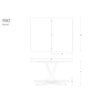 Fenice Convertible Coffee Table by Altacom